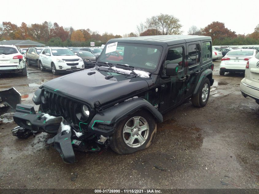 2020 JEEP WRANGLER UNLIMITED SPORT S VIN: 1C4HJXDN7LW345915