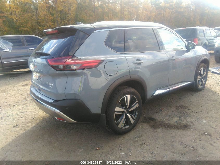2021 NISSAN ROGUE PLATINUM VIN: JN8AT3DD9MW302789