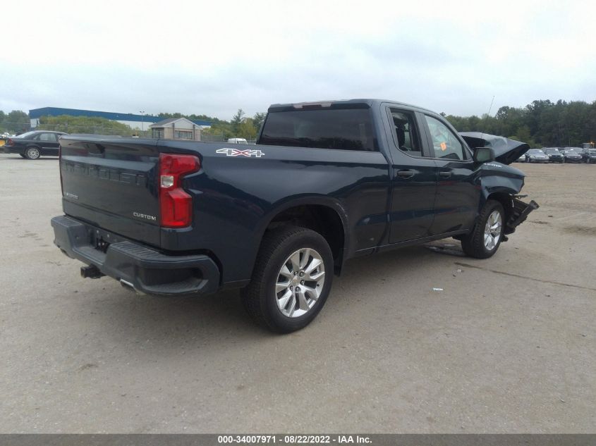 2021 CHEVROLET SILVERADO 1500 CUSTOM VIN: 1GCRYBEF7MZ110778