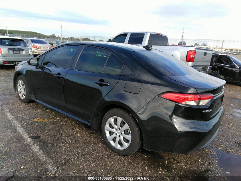 2022 TOYOTA COROLLA LE VIN: JTDEPMAE7NJ207148