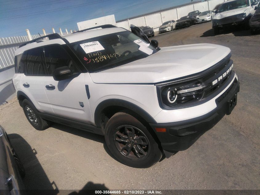 2022 FORD BRONCO SPORT BIG BEND VIN: 3FMCR9B65NRD48162