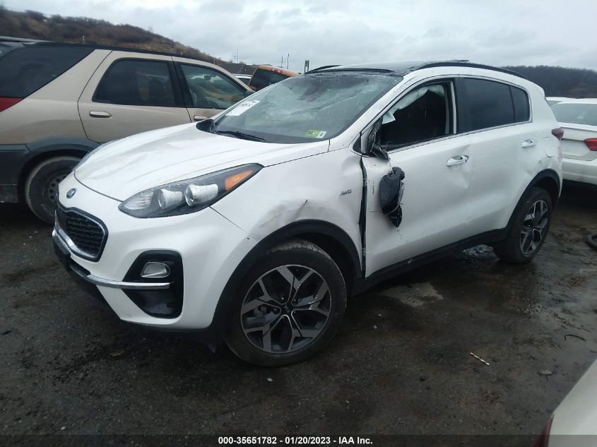 2021 KIA SPORTAGE EX VIN: KNDPNCAC1M7857547