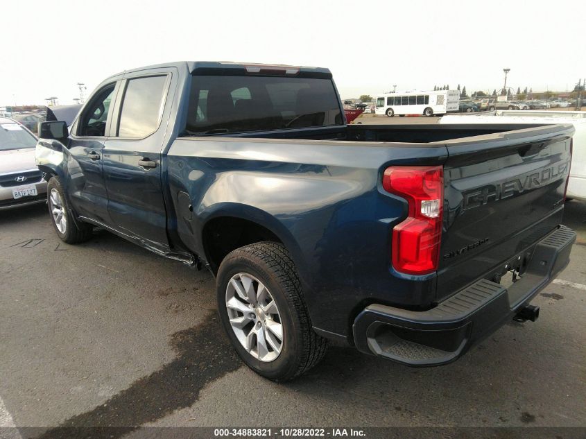 2022 CHEVROLET SILVERADO 1500 LTD CUSTOM VIN: 3GCPWBEK0NG168808
