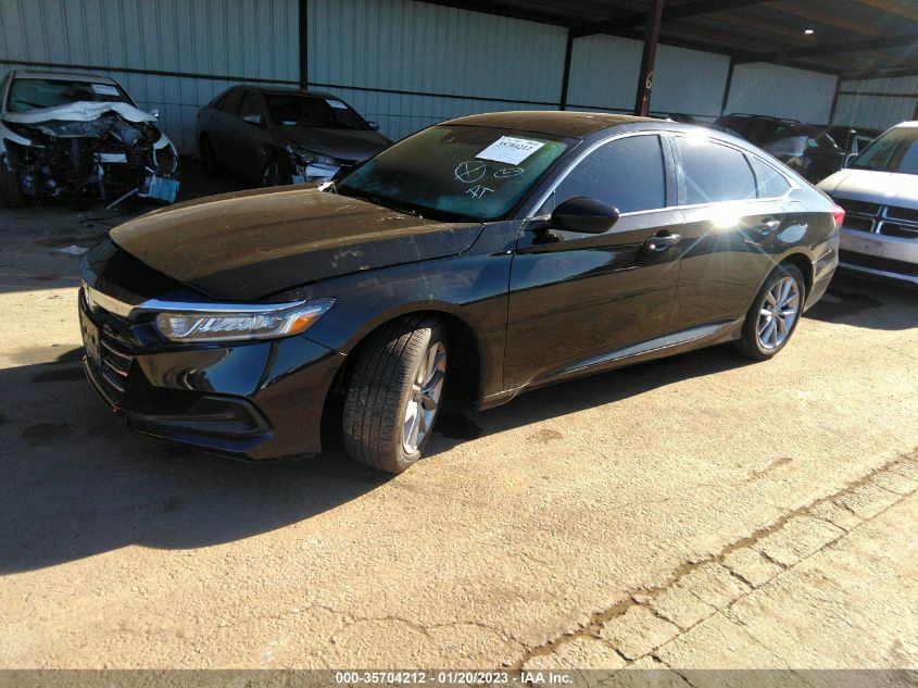 2022 HONDA ACCORD SEDAN LX VIN: 1HGCV1F17NA002609