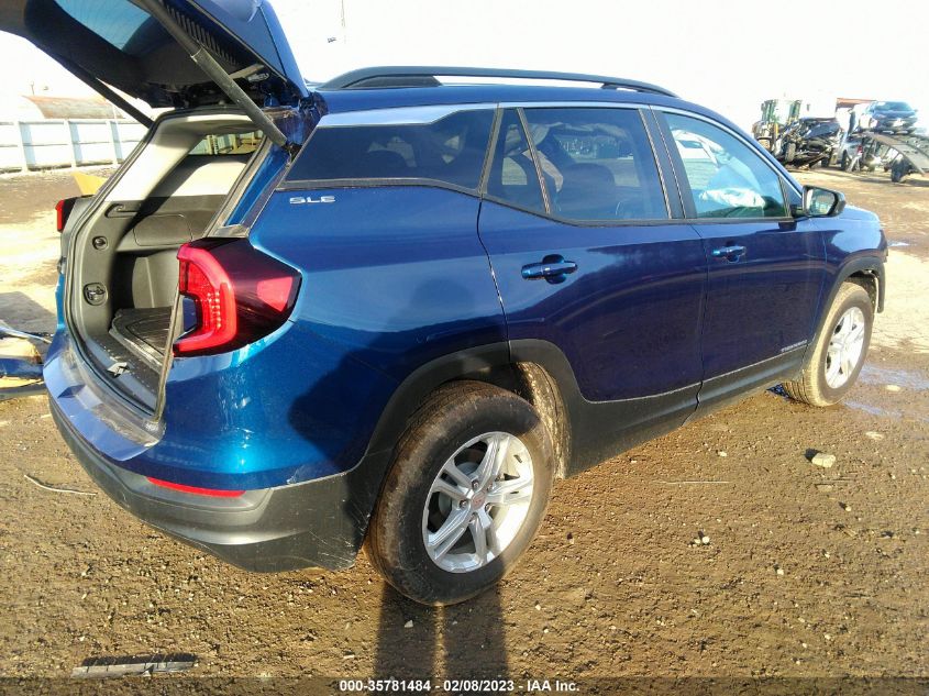 2022 GMC TERRAIN SLE VIN: 3GKALMEV7NL272776