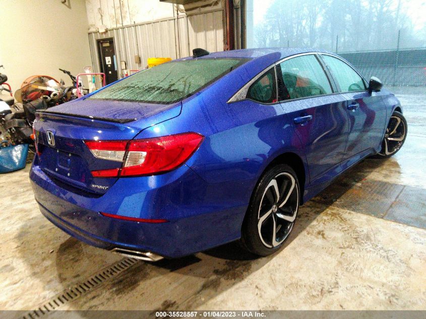 2022 HONDA ACCORD SEDAN SPORT VIN: 1HGCV1F37NA062231