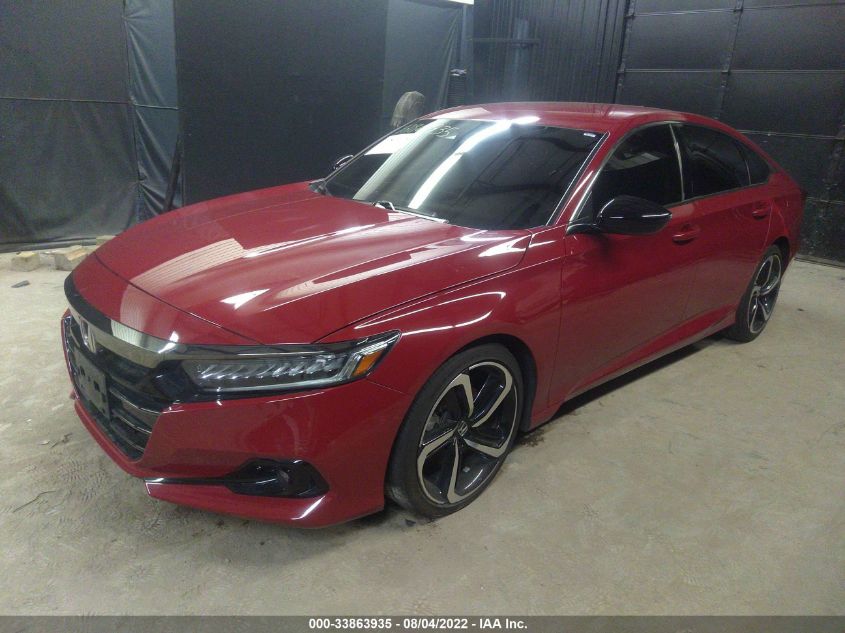 2021 HONDA ACCORD SEDAN SPORT SE VIN: 1HGCV1F46MA003050