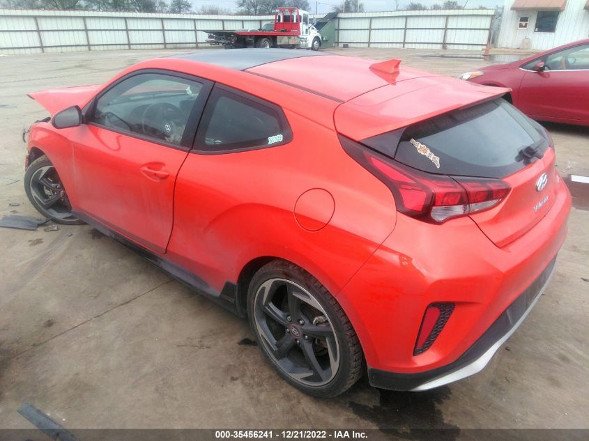 2021 HYUNDAI VELOSTER TURBO VIN: KMHTH6AB3MU032718