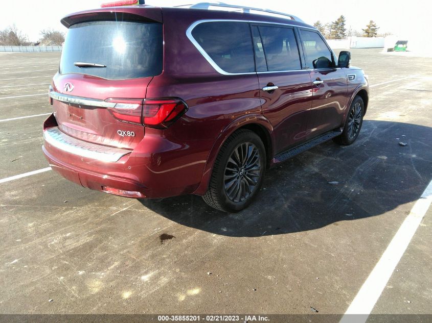2022 INFINITI QX80 PREMIUM SELECT VIN: JN8AZ2AC6N9485752