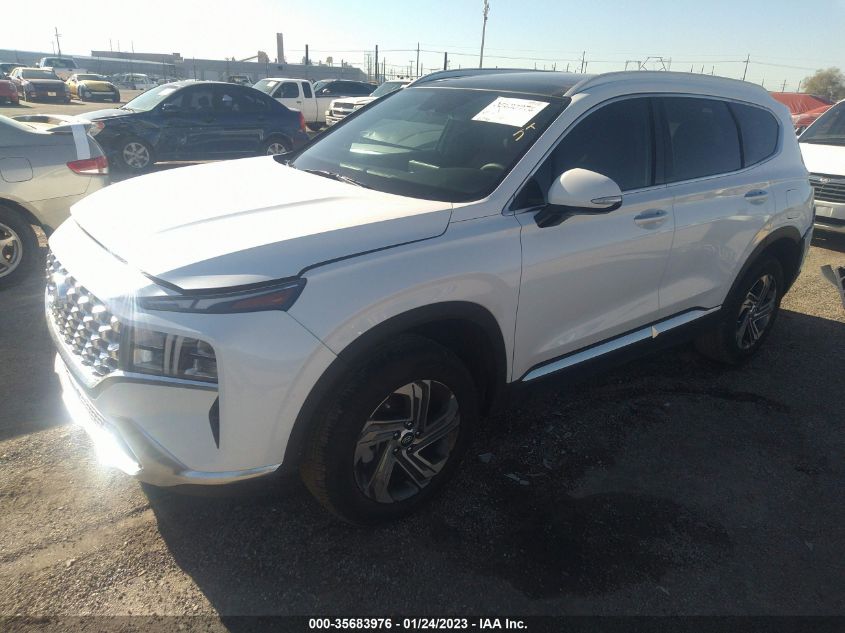 2022 HYUNDAI SANTA FE SEL VIN: 5NMS3DAJ8NH451120
