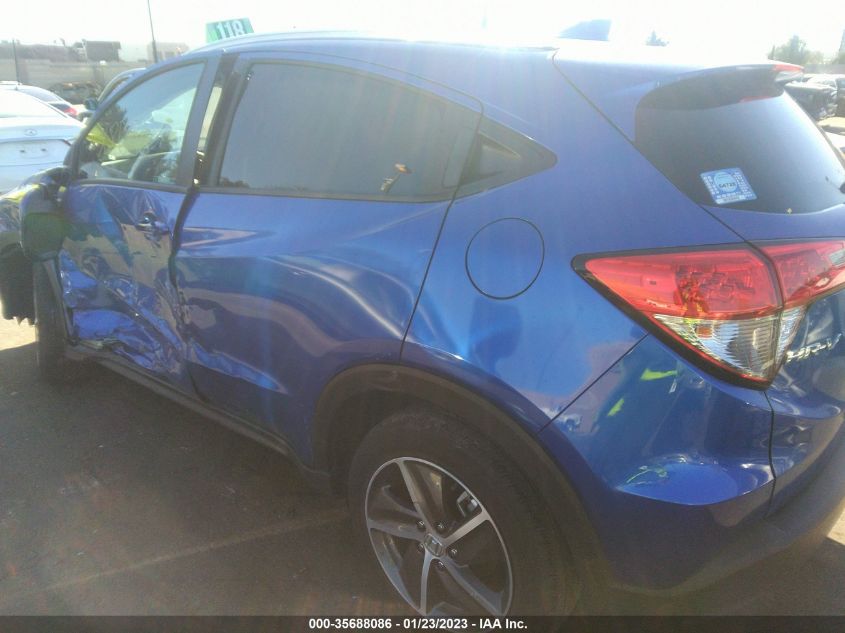 2022 HONDA HR-V EX VIN: 3CZRU5H53NM702031