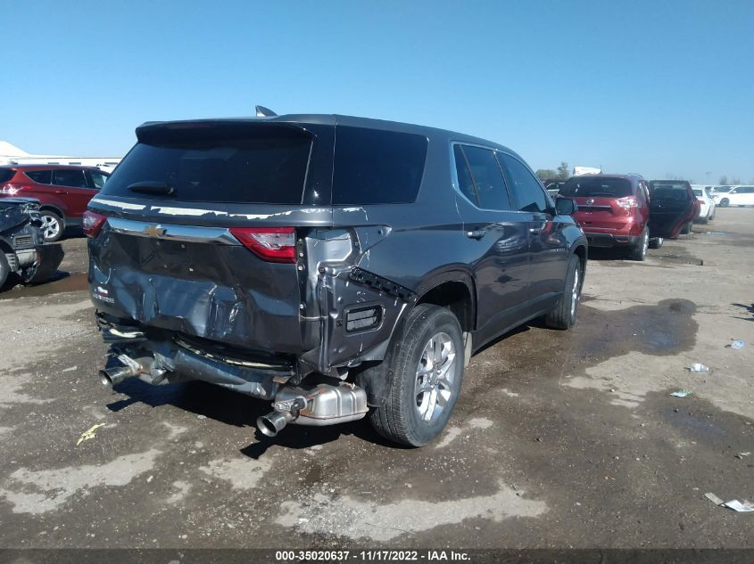 2021 CHEVROLET TRAVERSE LS VIN: 1GNERFKW7MJ184974