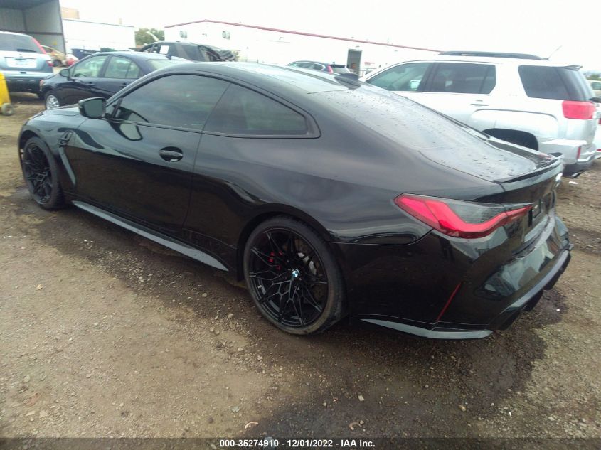 2022 BMW M4 COMPETITION VIN: WBS33AZ07NCJ09051