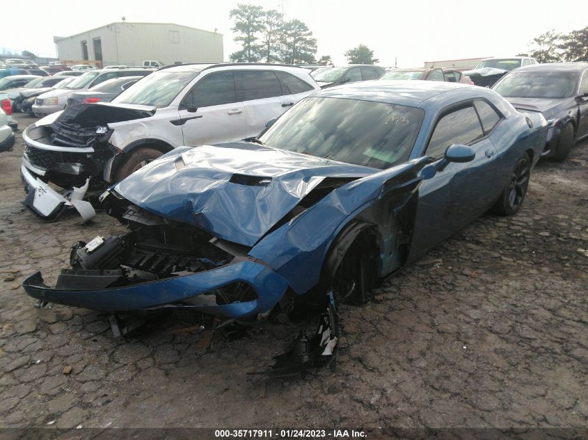 2022 DODGE CHALLENGER SXT VIN: 2C3CDZAG3NH108492