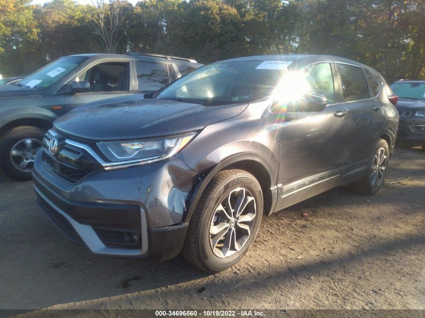 2022 HONDA CR-V EX-L VIN: 2HKRW2H87NH600813