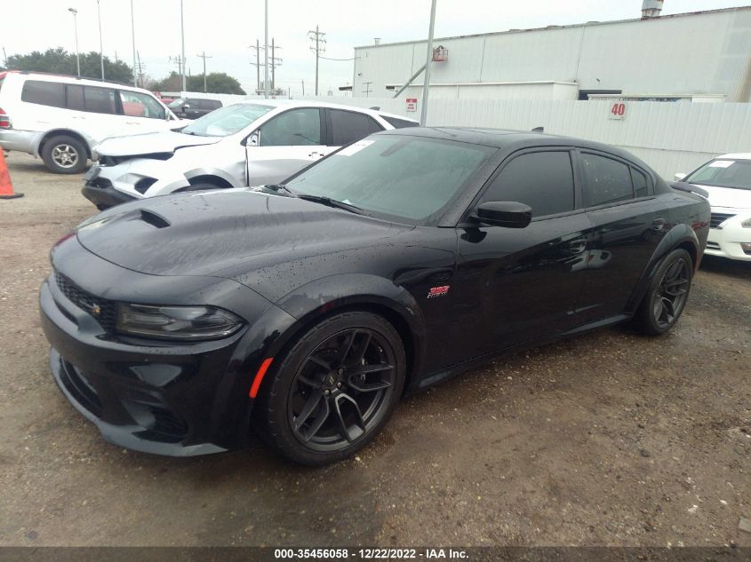 2021 DODGE CHARGER SCAT PACK WIDEBODY VIN: 2C3CDXGJ2MH578163