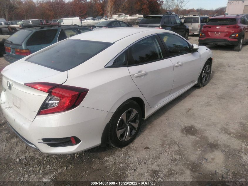 2021 HONDA CIVIC SEDAN LX VIN: 2HGFC2F68MH502508