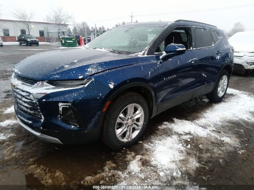 2022 CHEVROLET BLAZER LT VIN: 3GNKBHR44NS142303
