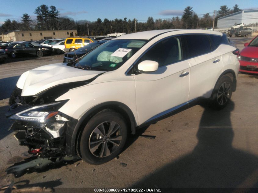 2022 NISSAN MURANO S VIN: 5N1AZ2AS8NC107675