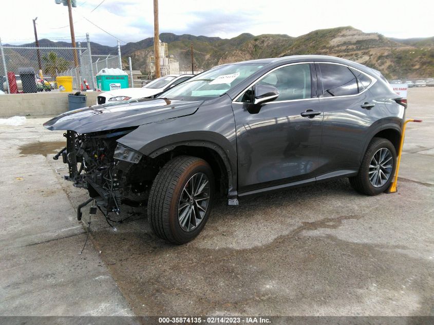 2022 LEXUS NX NX 350H VIN: 2T2AKCEZ3NC001885
