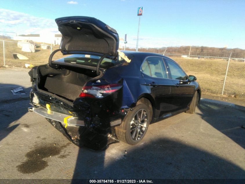 2022 TOYOTA CAMRY HYBRID XLE VIN: 4T1F31AK6NU596346