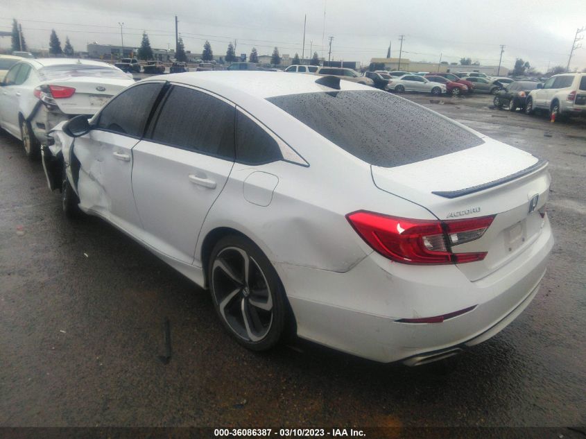 2022 HONDA ACCORD SEDAN SPORT VIN: 1HGCV1F32NA023496
