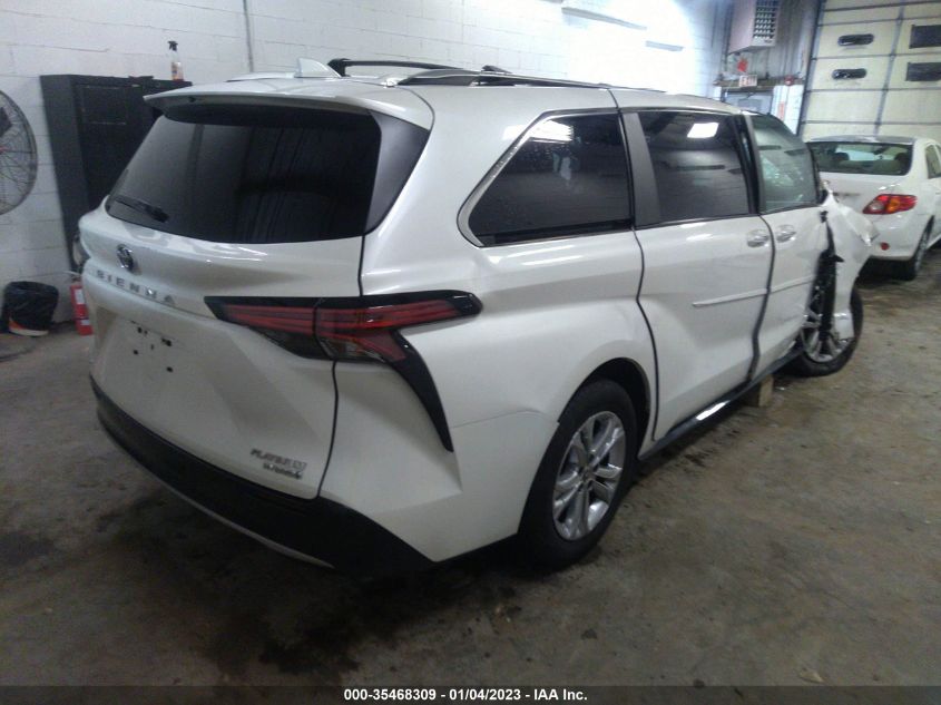 2021 TOYOTA SIENNA LIMITED/PLATINUM VIN: 5TDESKFC2MS004163