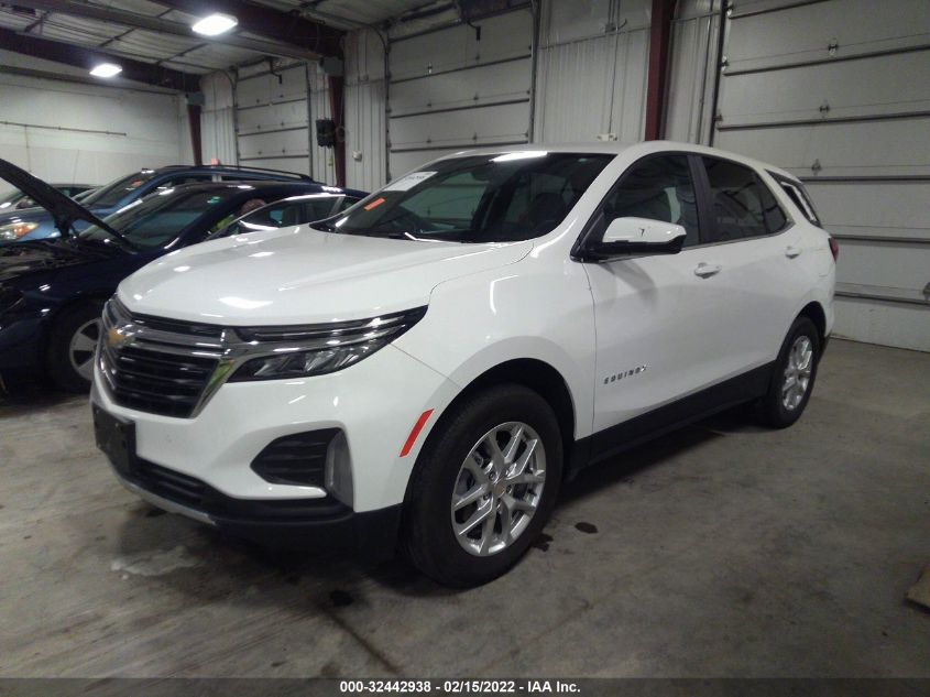 2022 CHEVROLET EQUINOX LT VIN: 3GNAXKEV2NL109089