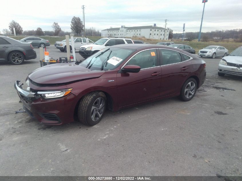 2020 HONDA INSIGHT EX VIN: 19XZE4F5XLE010694