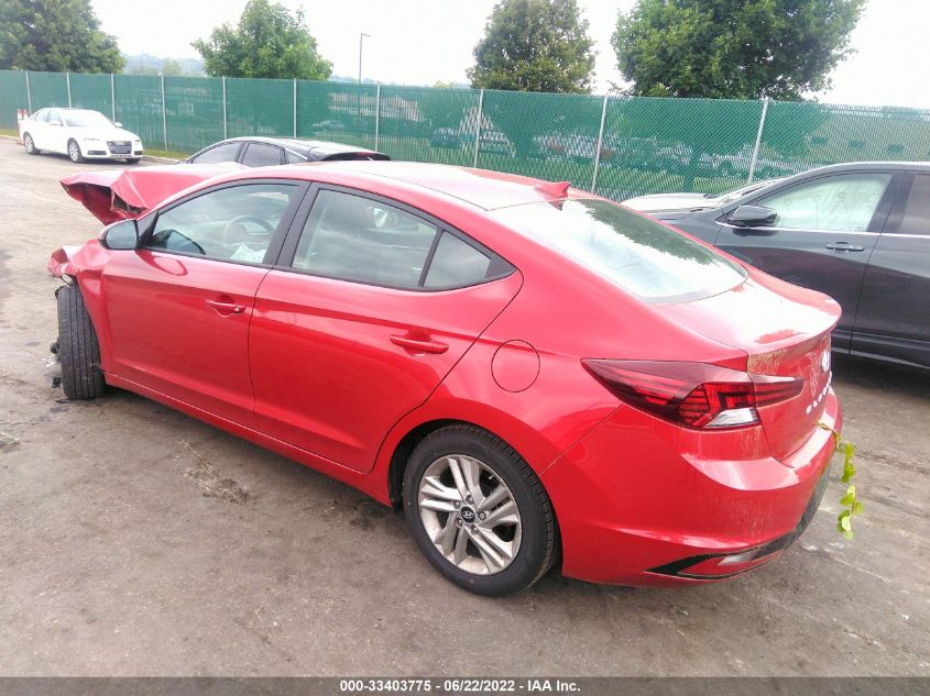 2020 HYUNDAI ELANTRA SEL VIN: 5NPD84LF7LH534315