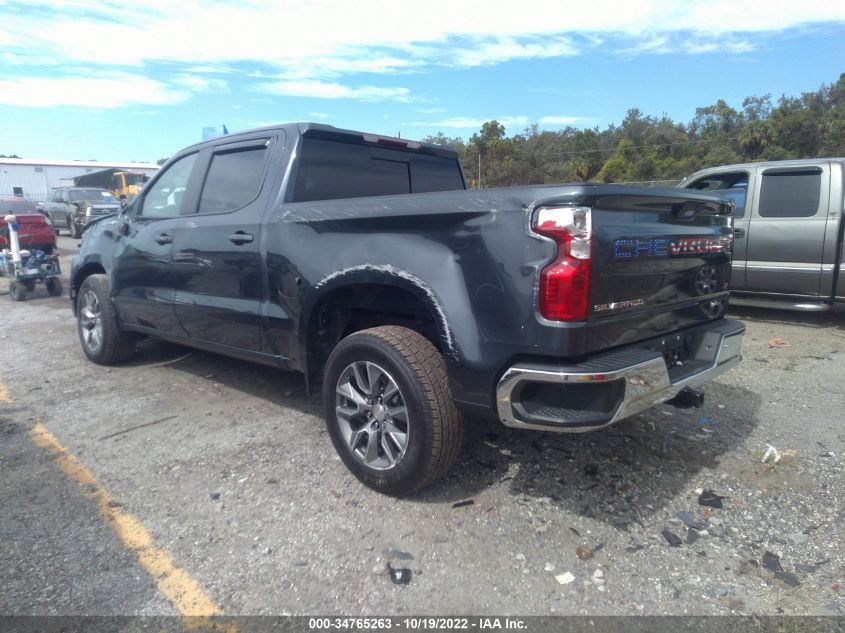 2021 CHEVROLET SILVERADO 1500 LT VIN: 1GCPWCET6MZ282356
