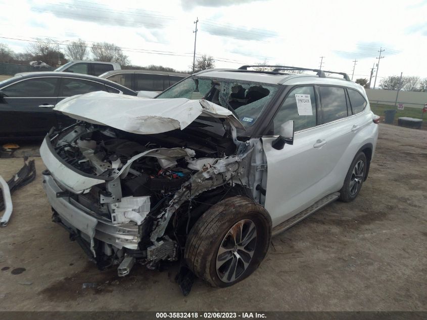 2022 TOYOTA HIGHLANDER HYBRID VIN: 5TDGARAHXNS515273