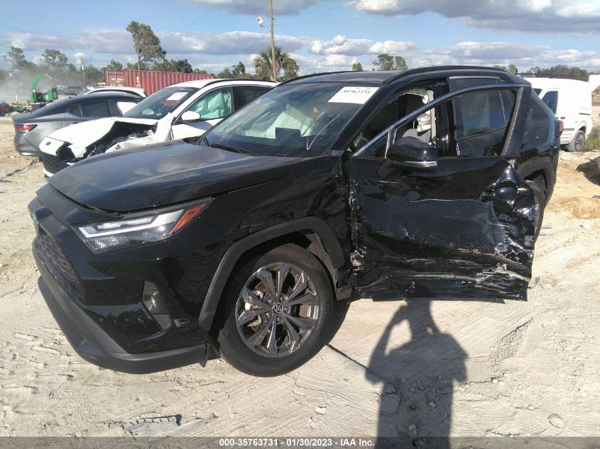 2022 TOYOTA RAV4 HYBRID XLE PREMIUM VIN: 2T3B6RFV2NW035091