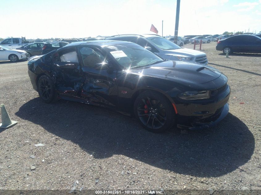 2021 DODGE CHARGER SCAT PACK VIN: 2C3CDXGJ8MH645669