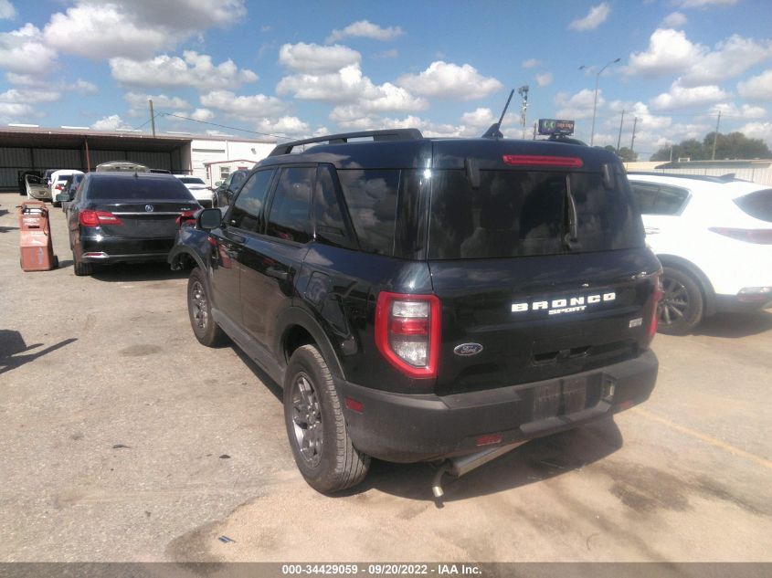2021 FORD BRONCO SPORT BIG BEND VIN: 3FMCR9B62MRA99723
