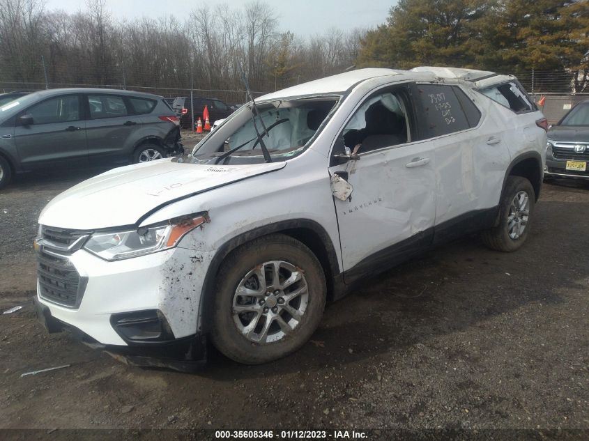 2021 CHEVROLET TRAVERSE LS VIN: 1GNERFKW5MJ101378