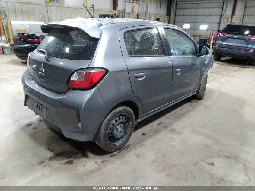 2022 MITSUBISHI MIRAGE ES/LE VIN: ML32AUHJ9NH001153