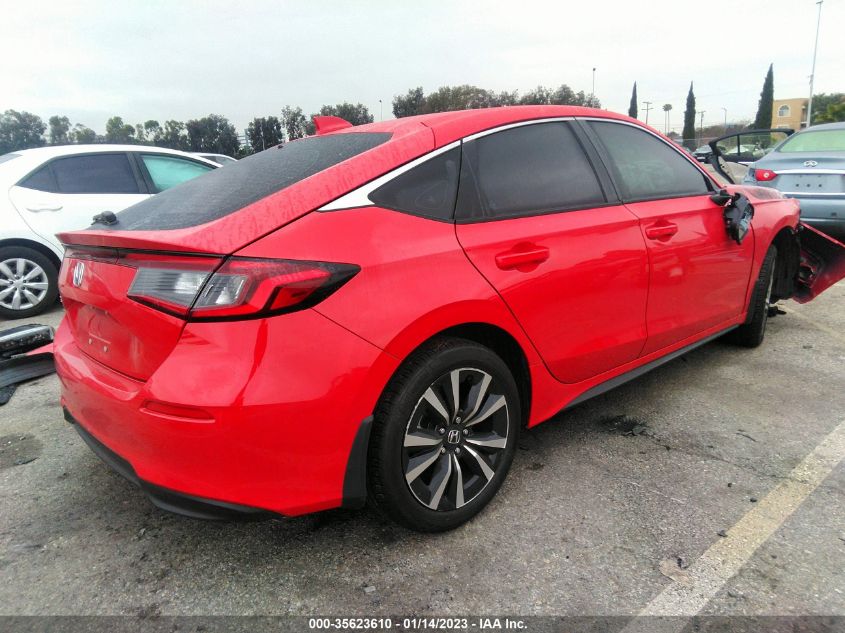 2022 HONDA CIVIC HATCHBACK EX-L VIN: 19XFL1H70NE003410