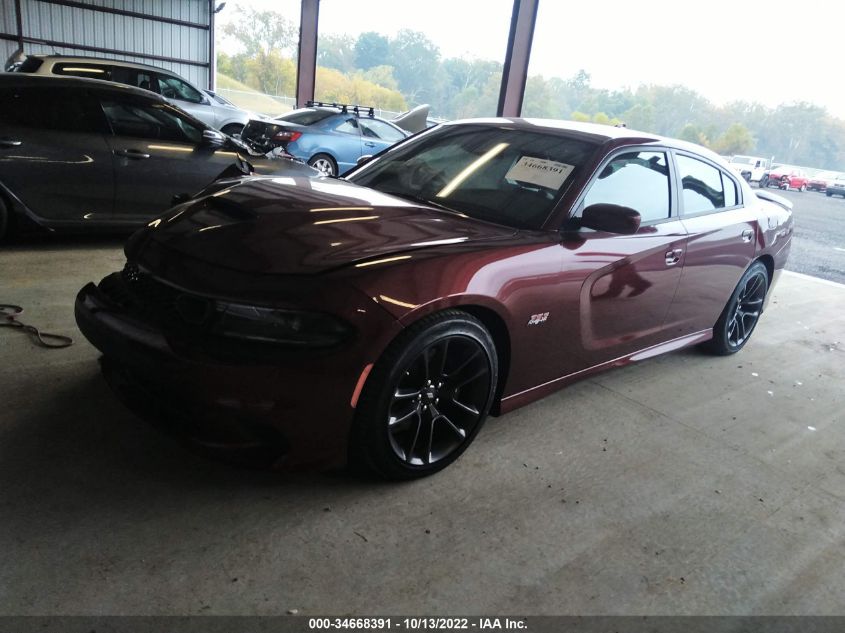 2022 DODGE CHARGER SCAT PACK VIN: 2C3CDXGJXNH102762