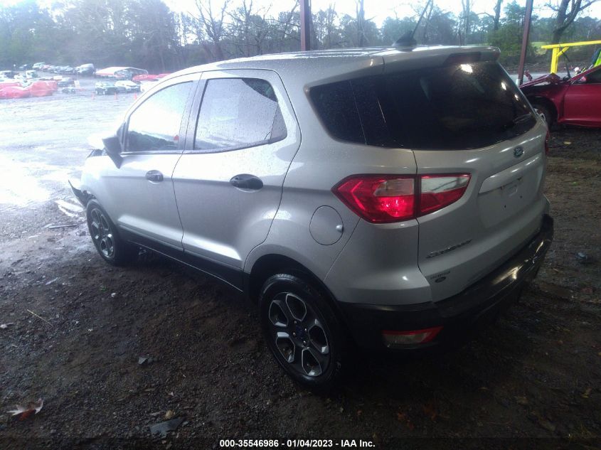 2020 FORD ECOSPORT S VIN: MAJ3S2FE6LC317778