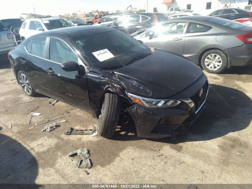 2022 NISSAN SENTRA SV VIN: 3N1AB8CV6NY285100