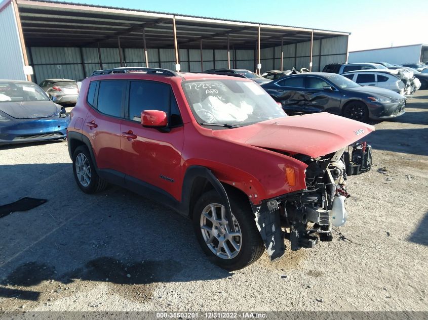 2020 JEEP RENEGADE LATITUDE VIN: ZACNJABB6LPL47125