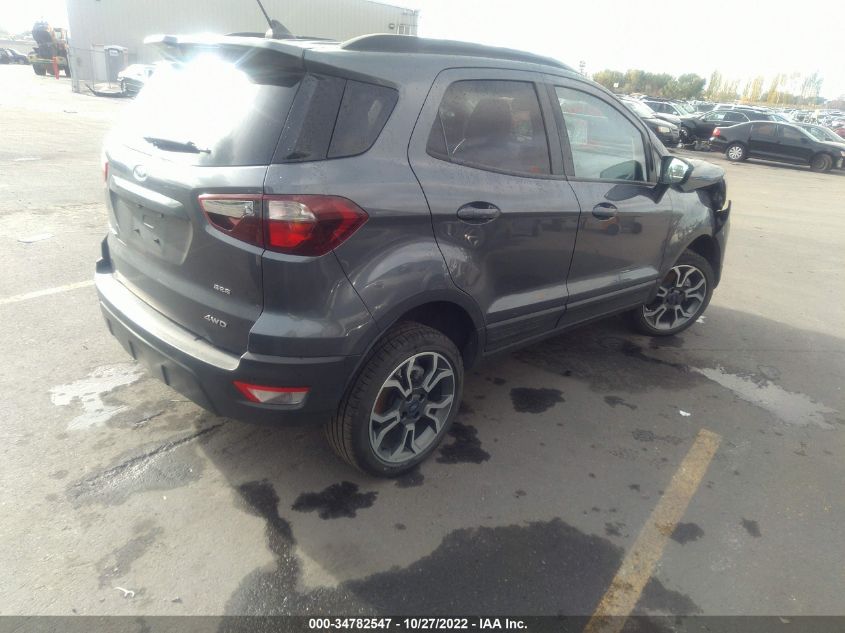 2020 FORD ECOSPORT SES VIN: MAJ6S3JL5LC358329