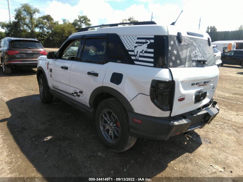2021 FORD BRONCO SPORT BIG BEND VIN: 3FMCR9B67MRA21096