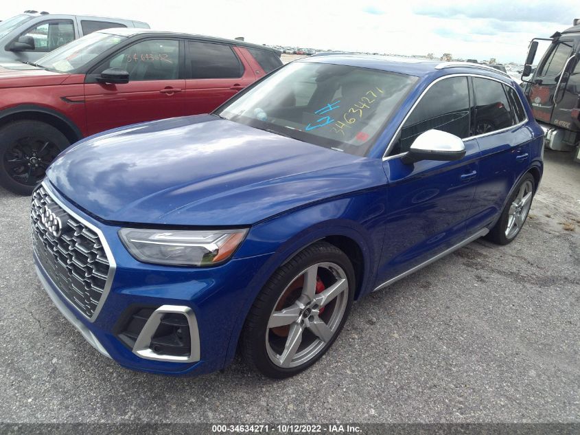 2021 AUDI SQ5 PREMIUM PLUS VIN: WA1B4AFY6M2109244
