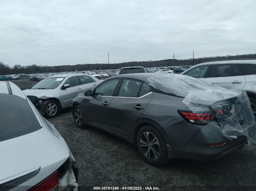 2022 NISSAN SENTRA SV VIN: 3N1AB8CV3NY210094