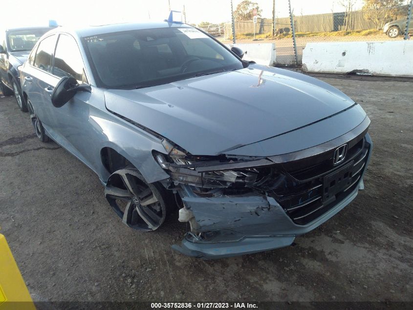 2021 HONDA ACCORD SEDAN SPORT VIN: 1HGCV2F31MA013904
