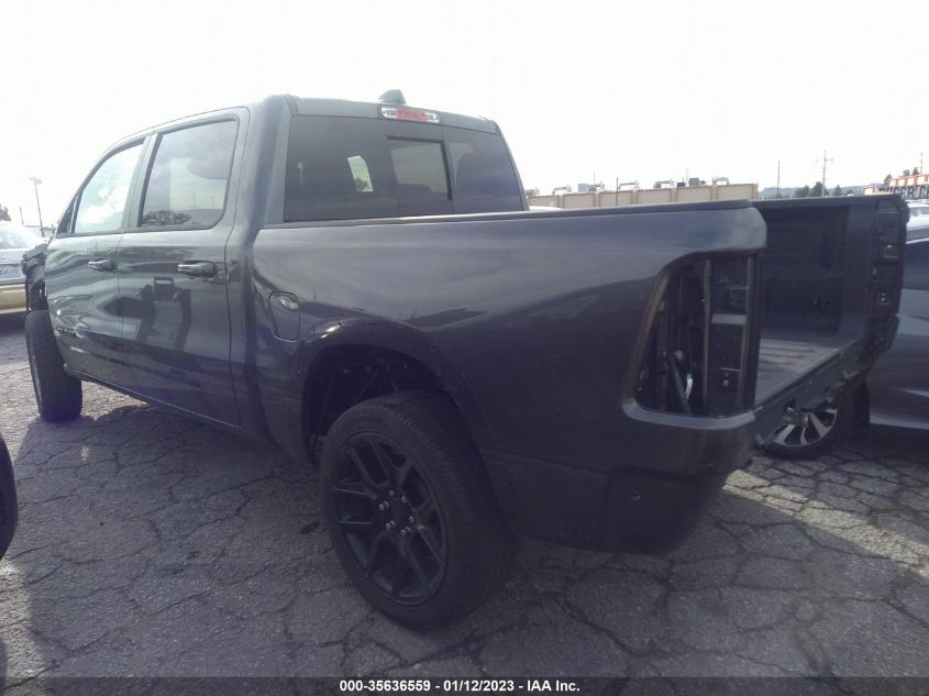 2021 RAM 1500 LARAMIE VIN: 1C6SRFJT0MN738908