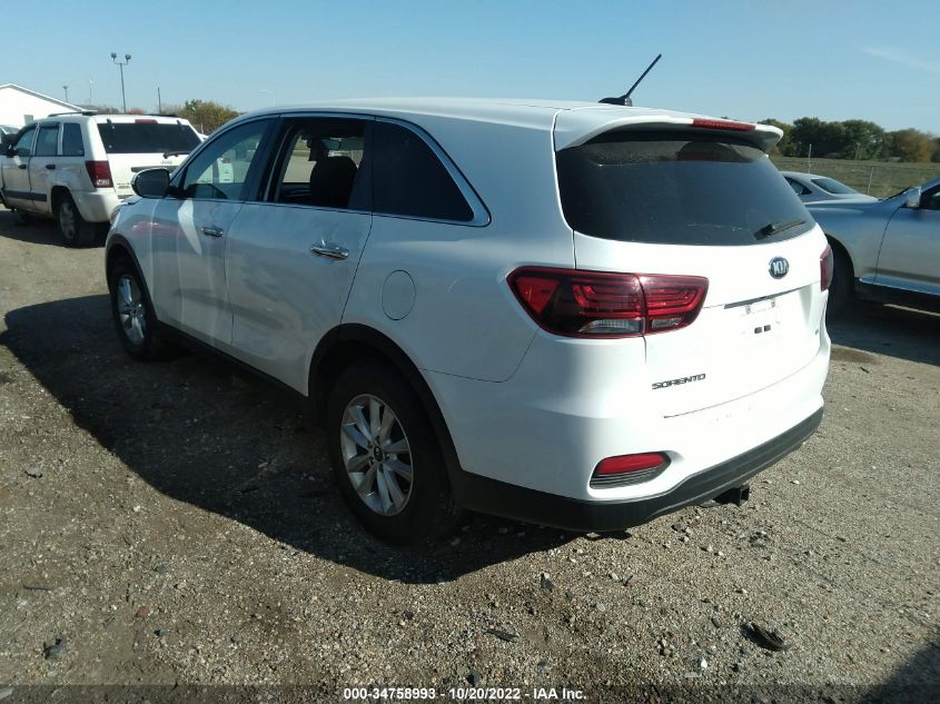 2020 KIA SORENTO LX V6 VIN: 5XYPG4A51LG678881