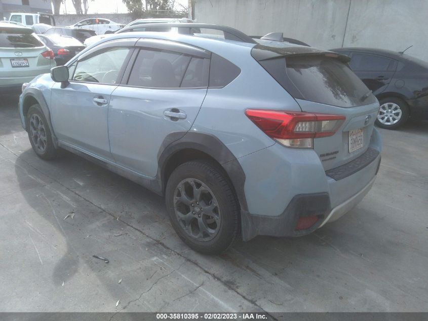2022 SUBARU CROSSTREK SPORT VIN: JF2GTHSCXNH269743